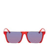 Marcelo Burlon County Of Milan Red Linda Farrow Edition Cut Out Sunglasses