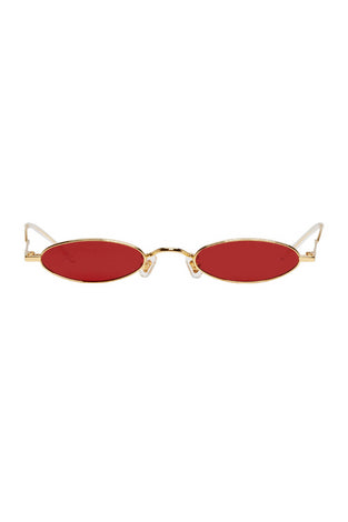 Gentle Monster Gold Red Vector Sunglasses