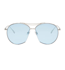 Gentle Monster Silver Blue Jumping Jack Sunglasses