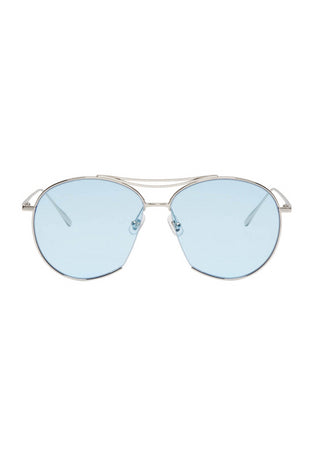 Gentle Monster Silver Blue Jumping Jack Sunglasses