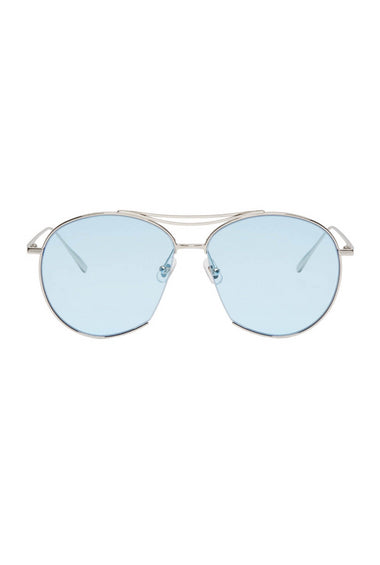 Gentle Monster Silver Blue Jumping Jack Sunglasses