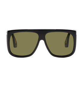 Gucci Black Thick Shield Sunglasses
