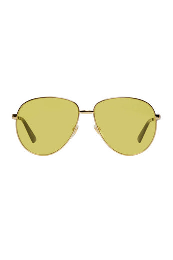 Gucci Gold Aviator Sunglasses
