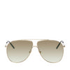 Gucci Gold Ultra Light Aviator Sunglasses