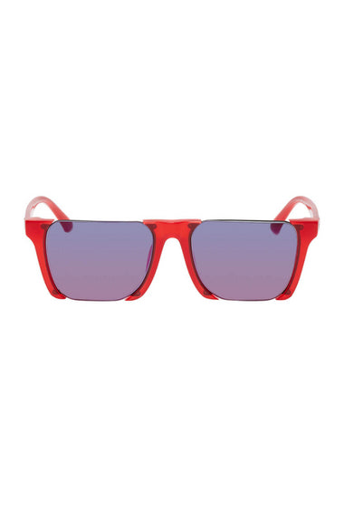Marcelo Burlon County Of Milan Red Linda Farrow Edition Cut Out Sunglasses
