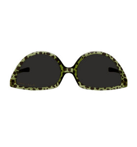 Martine Rose Green Black Mykita Edition Leopards Sos Sunglasses