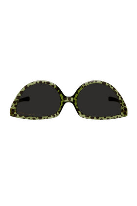Martine Rose Green Black Mykita Edition Leopards Sos Sunglasses