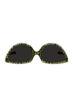 Martine Rose Green Black Mykita Edition Leopards Sos Sunglasses