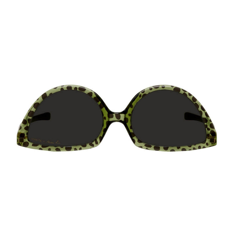 Martine Rose Green Black Mykita Edition Leopards Sos Sunglasses